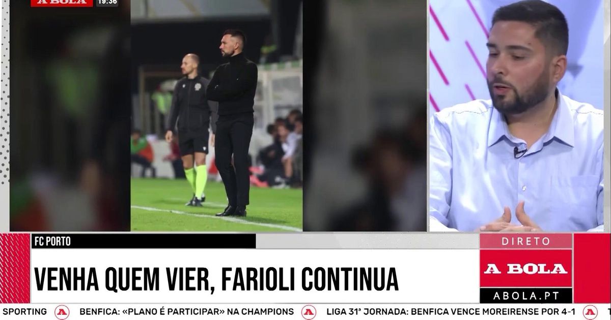 «Francesco Farioli é o treinador do ano em Portugal»