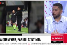 «Francesco Farioli é o treinador do ano em Portugal»
