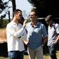 Bernardo Morais Palmeiro  (à esquerda) foi o representante leonino no sorteio da Champions (Foto Sporting CP)