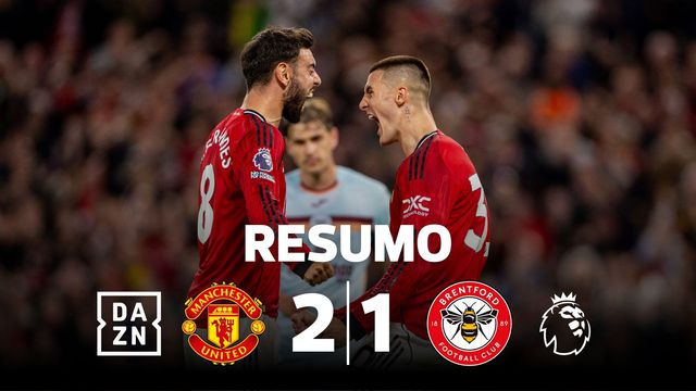 Mais uma assistência de Bruno Fernandes e Man. United vence Brentford (resumo)