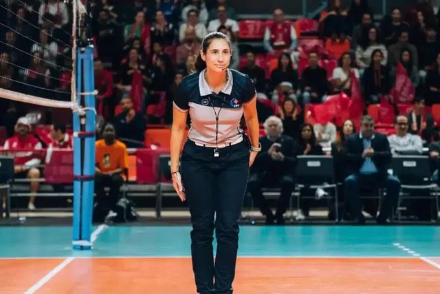 Aos 43 anos, Raquel Portela vive uma temporada única no voleibol. Foto FPV