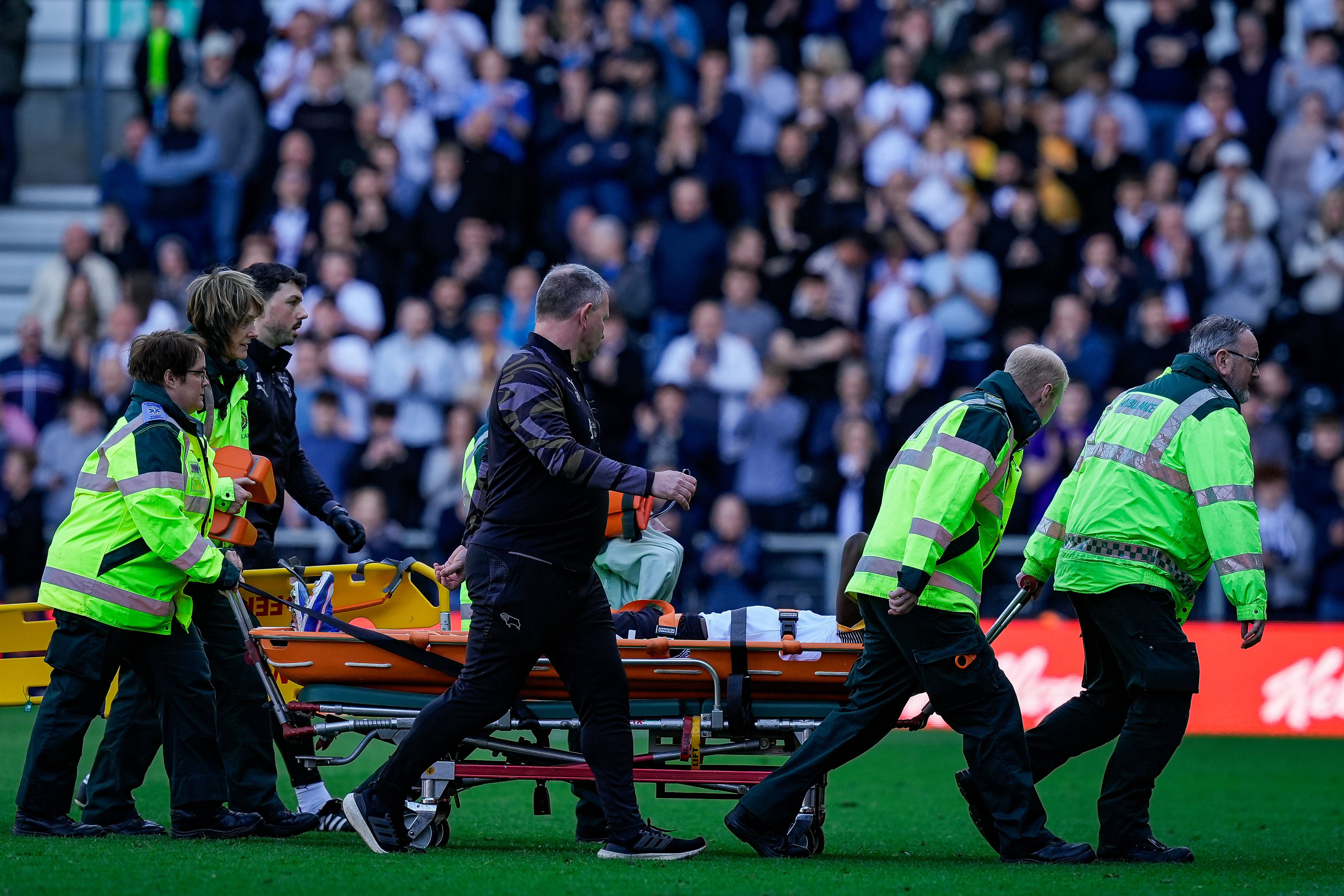 Patrick Agyemang - Estados Unidos - Rotura do tendão de aquiles. Ponta de lança de 25 anos, que jogou contra Portugal em abril, está fora das contas após se ter lesionado com gravidade na receção do Derby County ao Stoke City - Foto: IMAGO