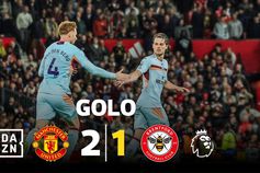 Man. Utd estava a pedi-las! Brentford marca mesmo. E que golaço!