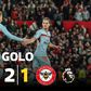 Man. Utd estava a pedi-las! Brentford marca mesmo. E que golaço!