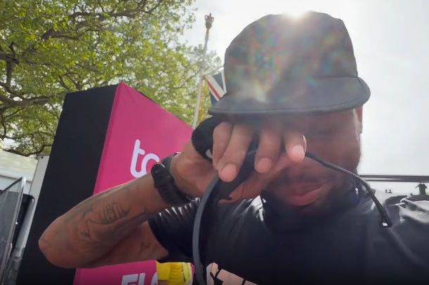 André 'Balada' completou maratona de Londres