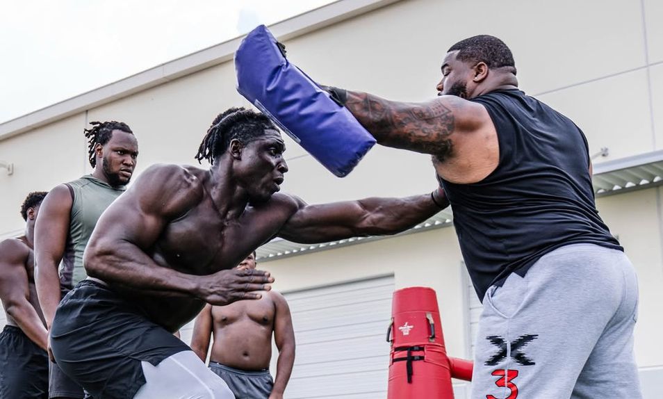 Uar Bernard, num treino de ainda em África