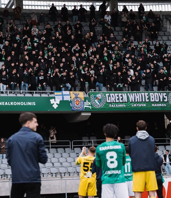 Kauno Zalgiris (Lituânia), 1.ª pré-eliminatória. Foto Instagram/FK Kauno