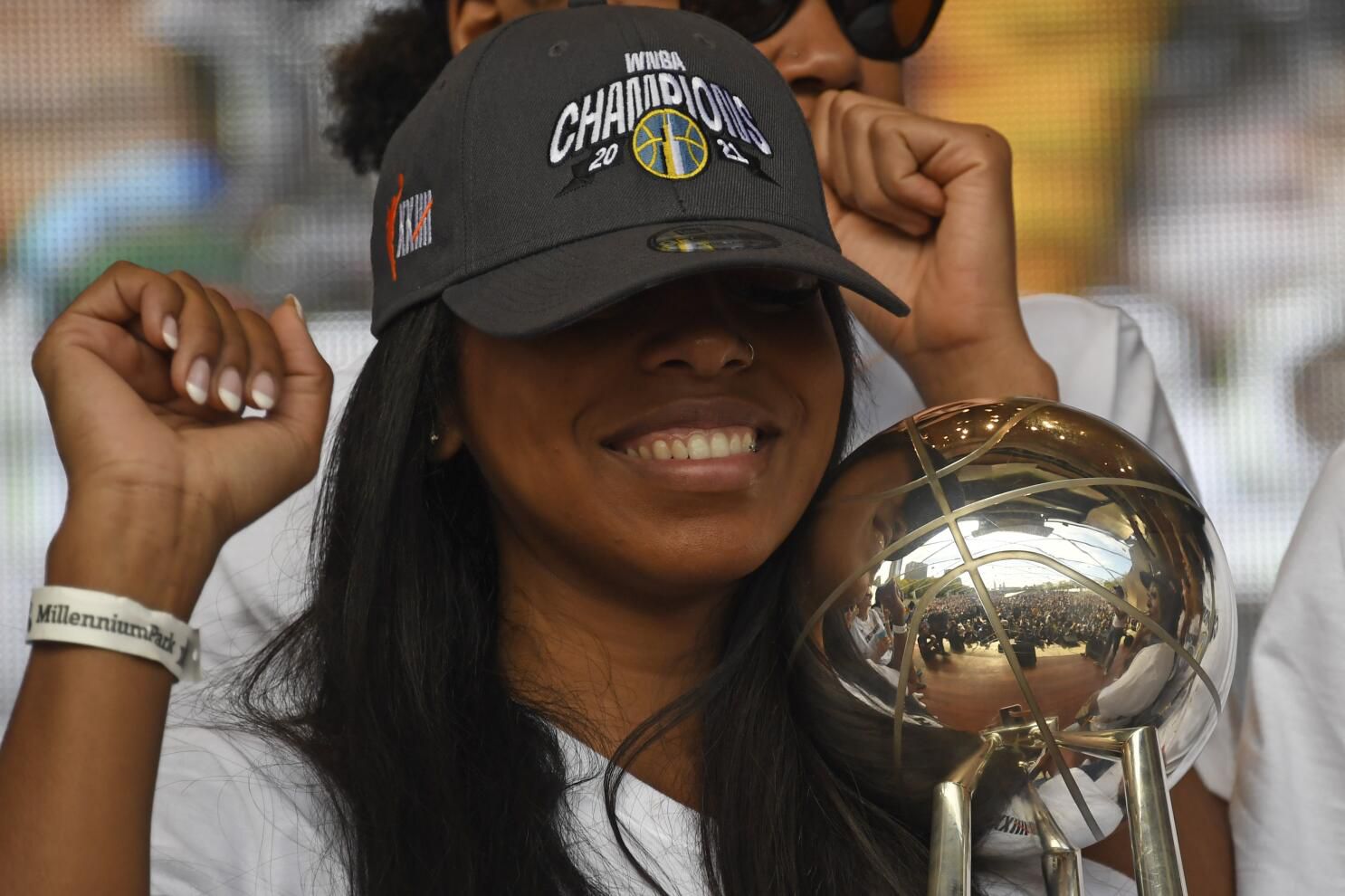 Lexie Brown foi campeã da WNBA pelas Chicago Sky em 2021