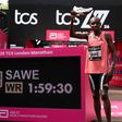 O queniano Sebastian Sawe bateu o recorde do Mundo da maratona em Londres. IMAGO