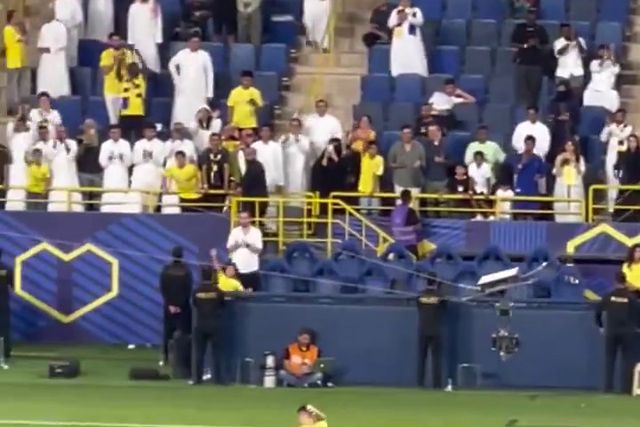 Ronaldo bateu recorde de golos na Arábia Saudita e foi ao túnel