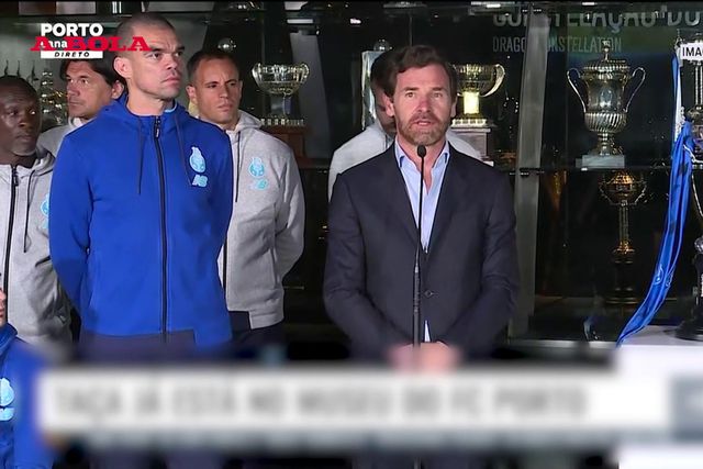 Villas-Boas agradece a Pinto da Costa e Sérgio Conceição