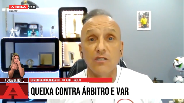 «Se Rui Costa vai à procura das notas do árbitro e do VAR, não vai ter»