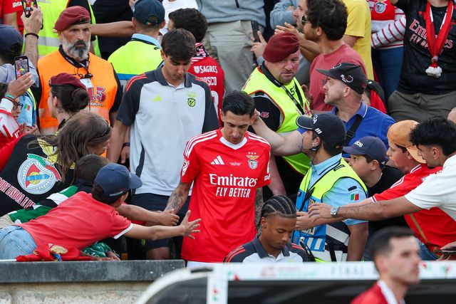 Tristeza de Di María após Taça perdida para o Sporting