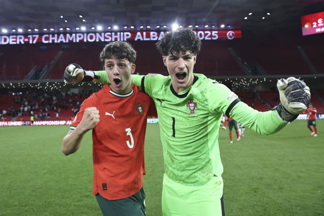 Romário Cunha é o titular da baliza de Portugal - Foto: FPF