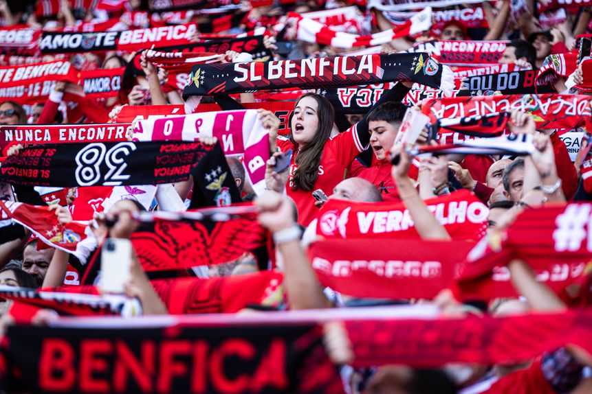 Apoio dos adeptos benfiquistas não tem faltado