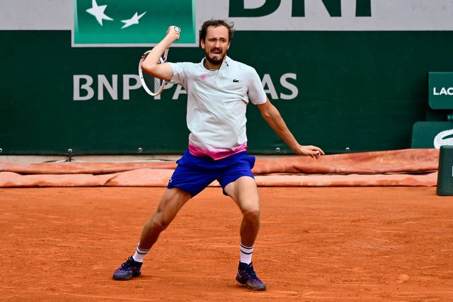 Daniil Medvedev em Roland Garros