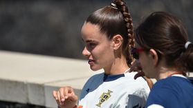 Seleção feminina: Diana Gomes condicionada (fotogaleria)