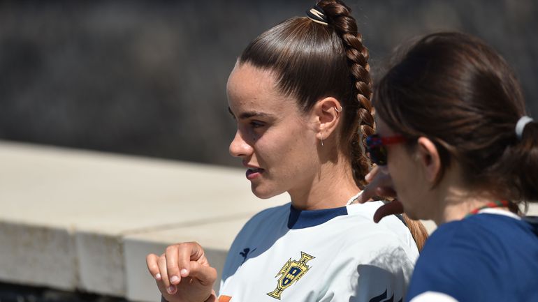 Seleção feminina: Diana Gomes condicionada (fotogaleria)