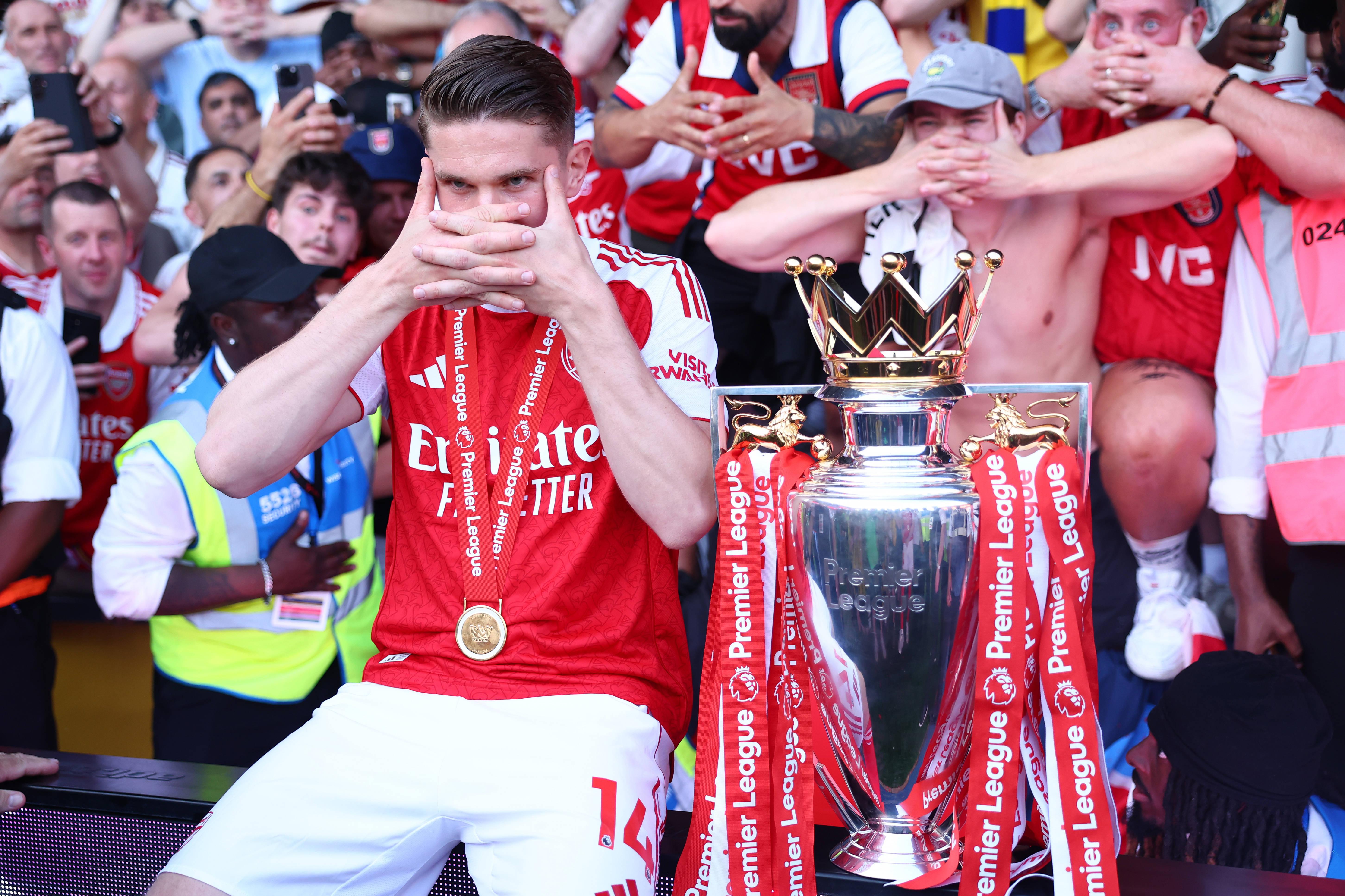 Viktor Gyokeres venceu a Premier League na época de estreia pelo Arsenal
