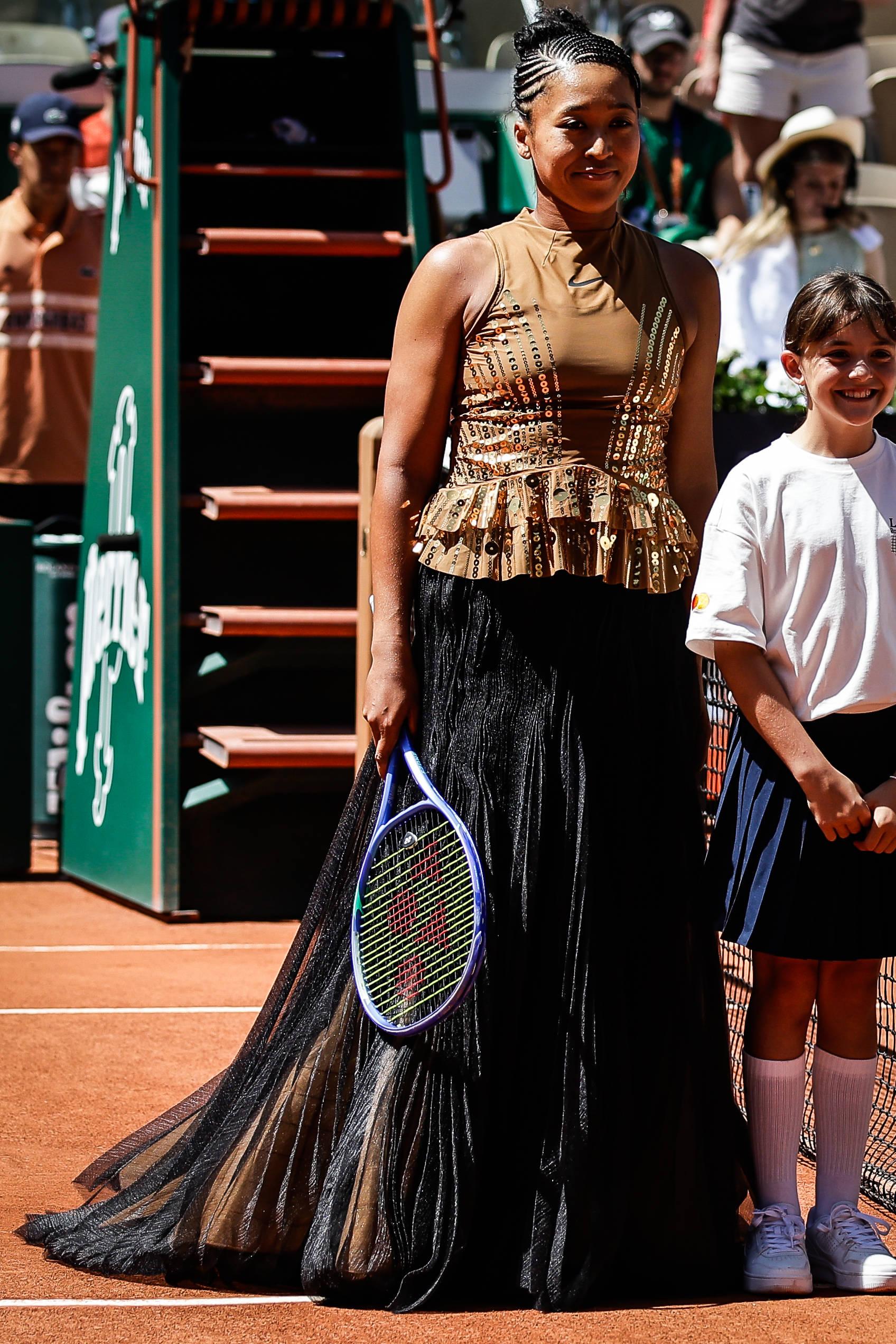 Naomi Osaka surpreendeu em Roland Garros com indumentária