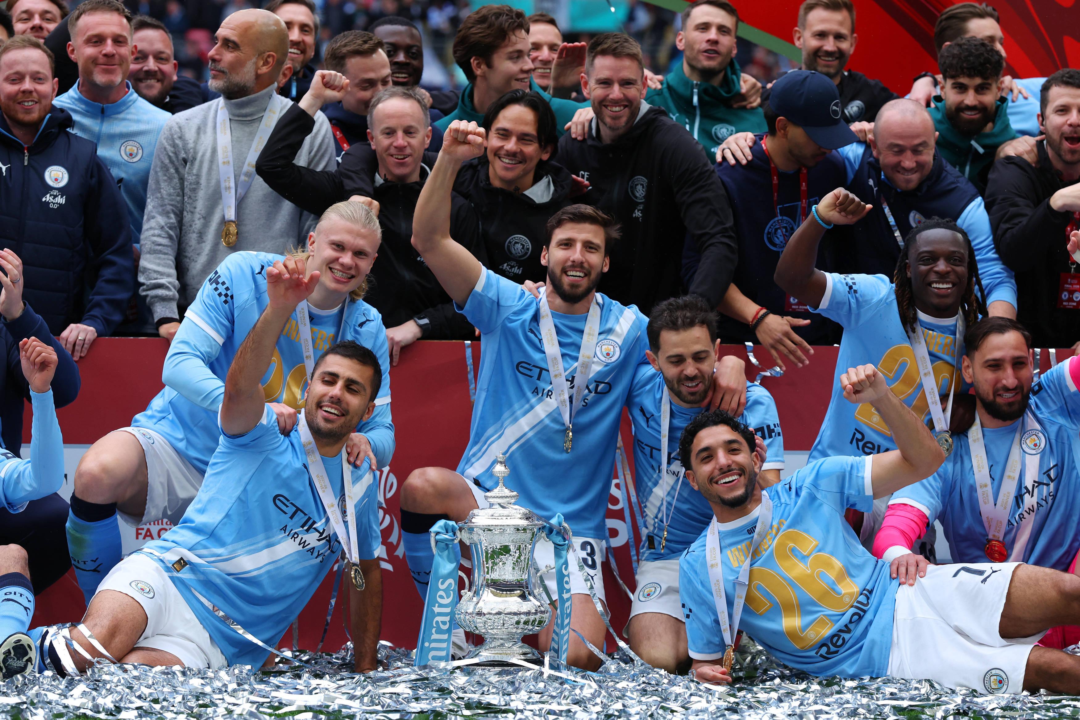 5. Manchester City - 187.8 milhões de seguidores (mais 4.6 do que em junho de 2025)