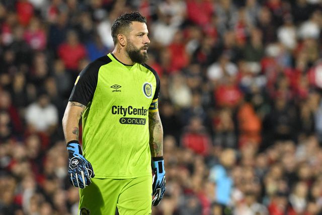 Jorge Broun, capitão e guarda-redes do Rosario Central Foto: IMAGO