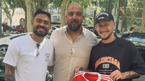 Ex-Sporting regressou a Lisboa e esteve com antigo companheiro
