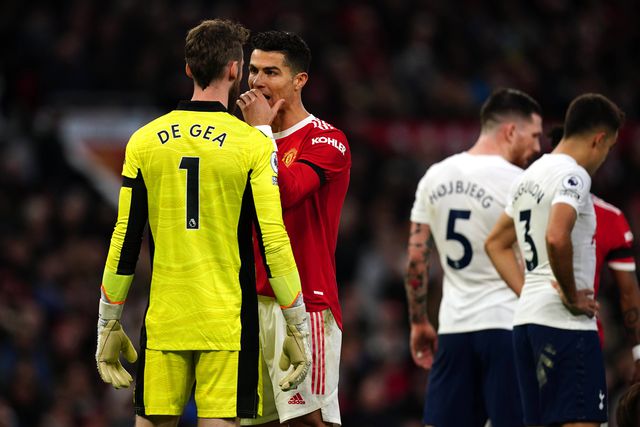 De Gea e Ronaldo em 2022