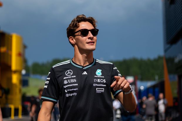 George Russell, da Mercedes-AMG Petronas F1, em Spielberg