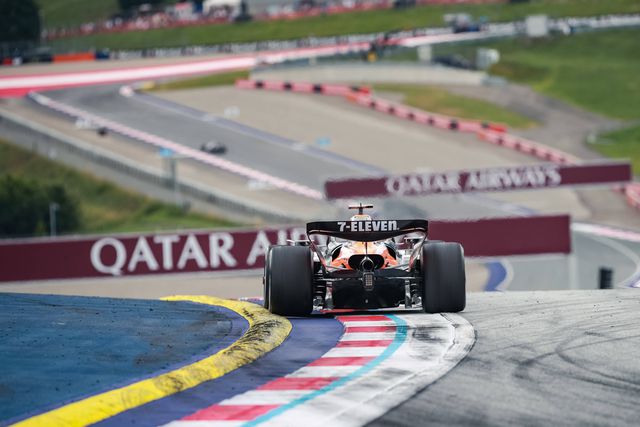 Lando Norris no Red Bull Ring