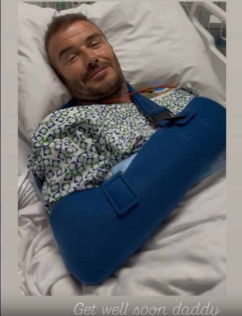 David Beckham hospitalizado