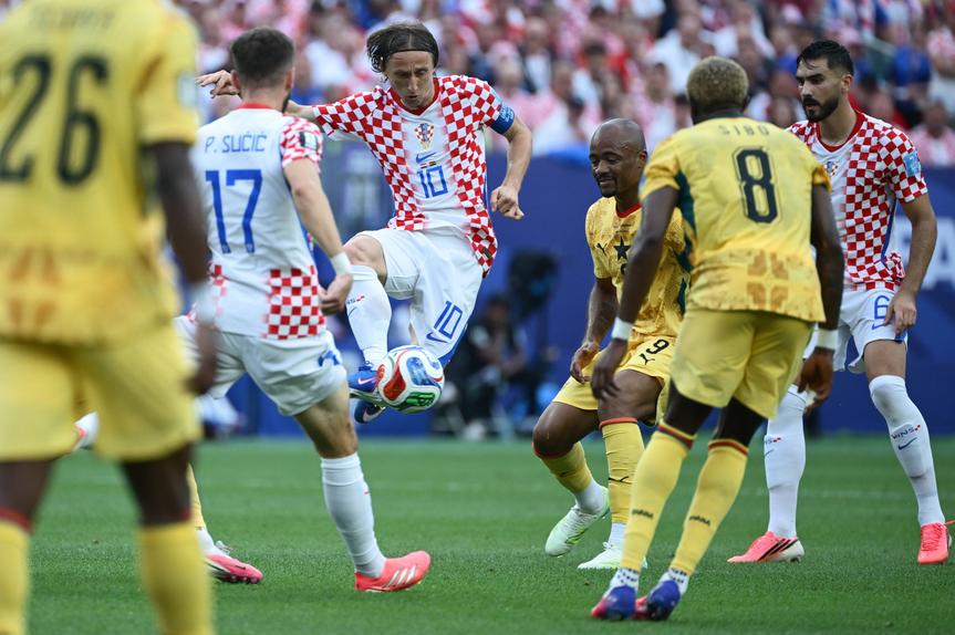 Modric fez a assistência para o golo da vitória e foi o melhor jogador em campo frente ao Gana - FOTO:IMAGO