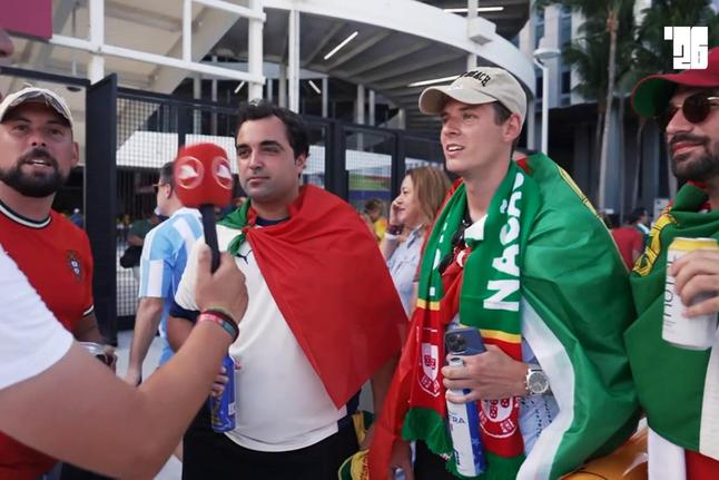 Apoio a Portugal é coisa que não falta