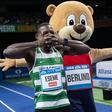 Eseme depois de ganhar os 60 m no ISTAF Indoor 2024, o maior meeting de atletismo em pista coberta do mundo. IMAGO