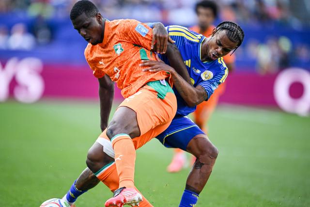 No jogo com Curaçau, Ousmane Diomande jogou os 90' e começa a dar cartas no Mundial - Foto: IMAGO