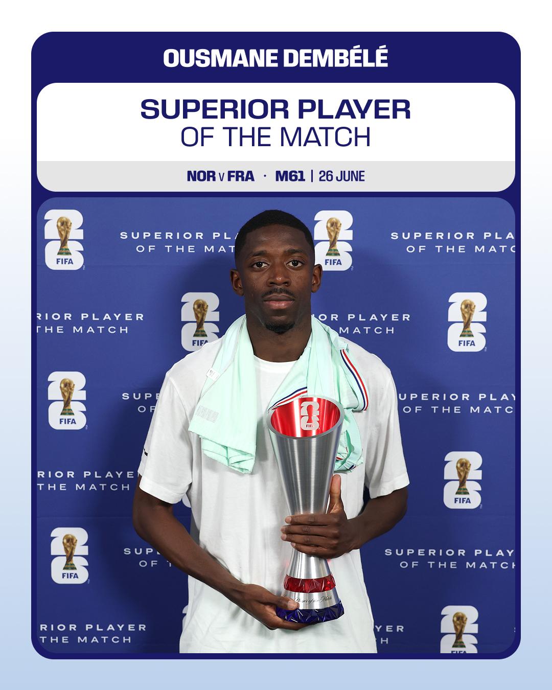 Noruega-França: Ousmane Dembélé