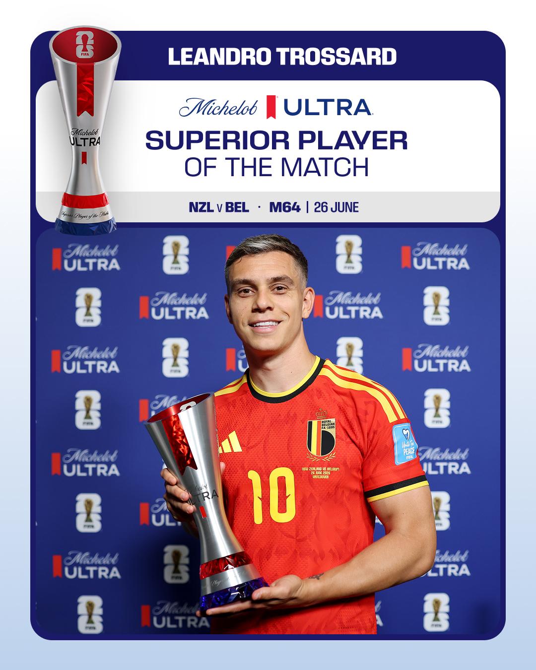 Nova Zelândia-Bélgica: Leandro Trossard