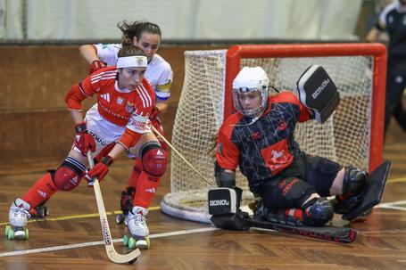 O Benfica venceu o primeiro jogo por 7-0. Foto Benfica