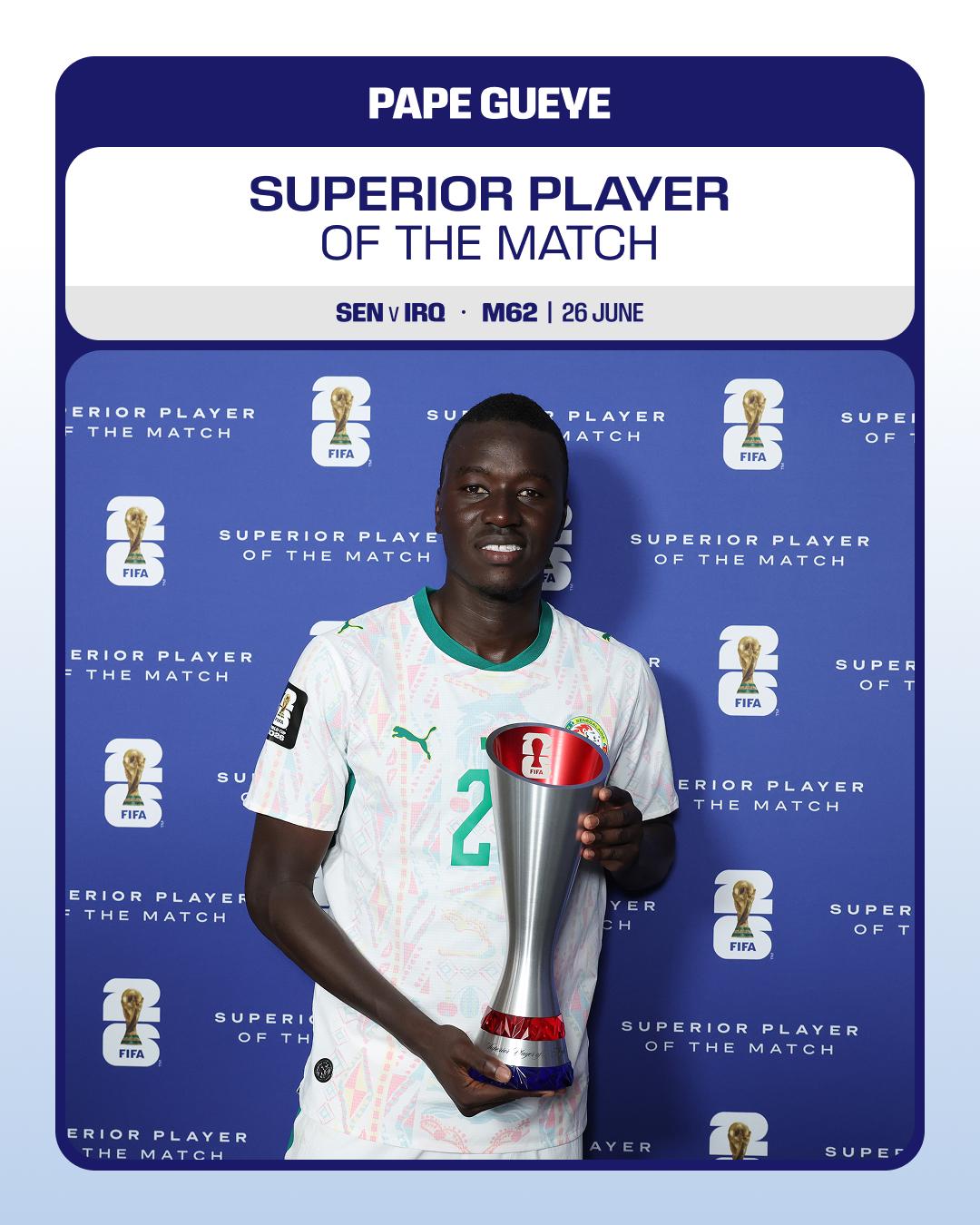 Senegal-Iraque: Pape Gueye