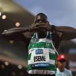 O camaronês Emmanuel Eseme venceu os 100 m nos Nacionais de clubes. IMAGO