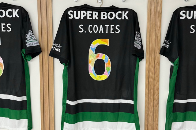 Sporting: por Coates e com uma camisola bem especial e única