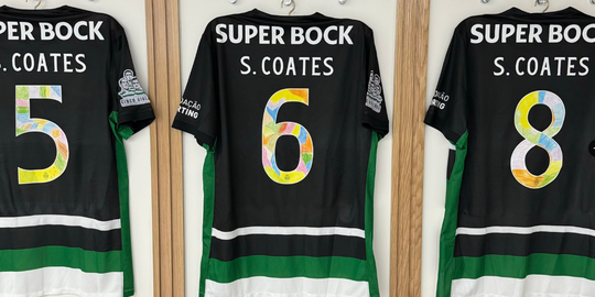 Sporting: por Coates e com uma camisola bem especial e única