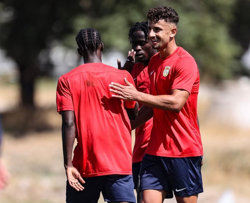 Festejos dos jogadores do Alverca. Foto Alverca/Instagram