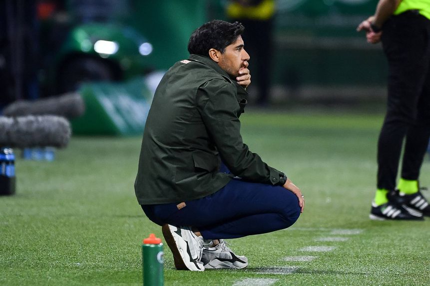Abel Ferreira no Palmeiras-Grêmio (IMAGO)