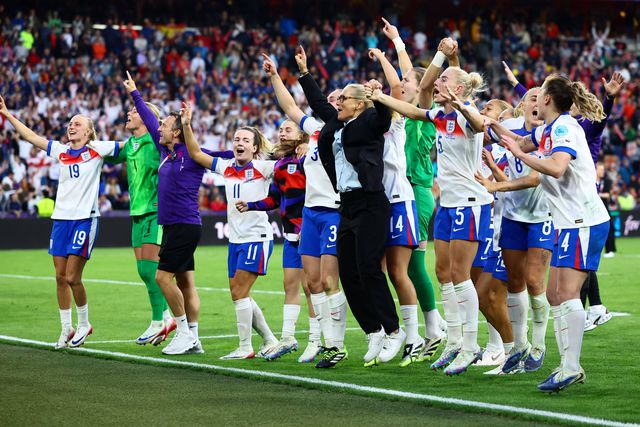Inglaterra celebra efusivamente a reconquista do título de campeã europeia (IMAGO)