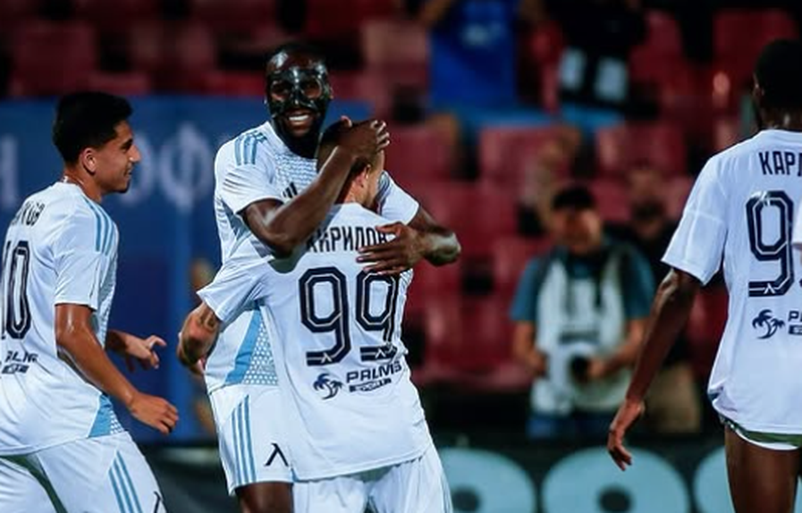 Festejos dos jogadores. Foto Levski Sofia/Instagram