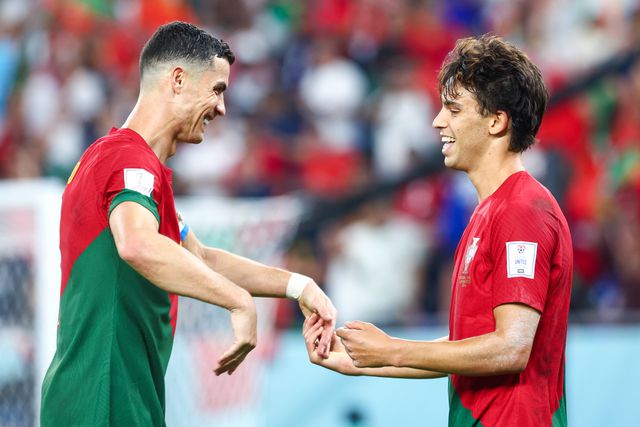 Cristiano Ronaldo e João Félix (Imago)