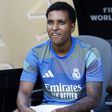 Rodrygo no banco de suplentes do Real Madrid no Mundial de Clubes