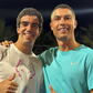 Juan Lebrón ao lado de Cristiano Ronaldo