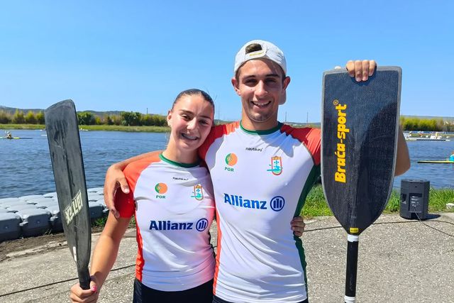 Leonardo Barbosa e Lara Lopes conquistam prata nos C1 5000 metros estafetada